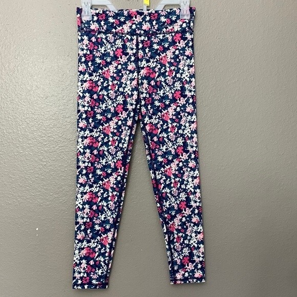 Eddie Bauer girls floral active leggings size Medium(10-12) - Picture 1 of 10
